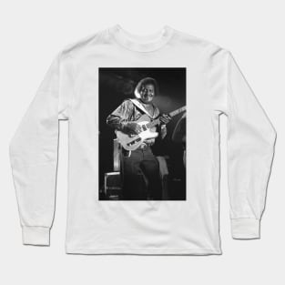 Albert Collins BW Photograph Long Sleeve T-Shirt